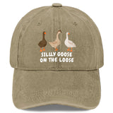 Funny Goose Hat - Silly Goose Design Baseball Cap
