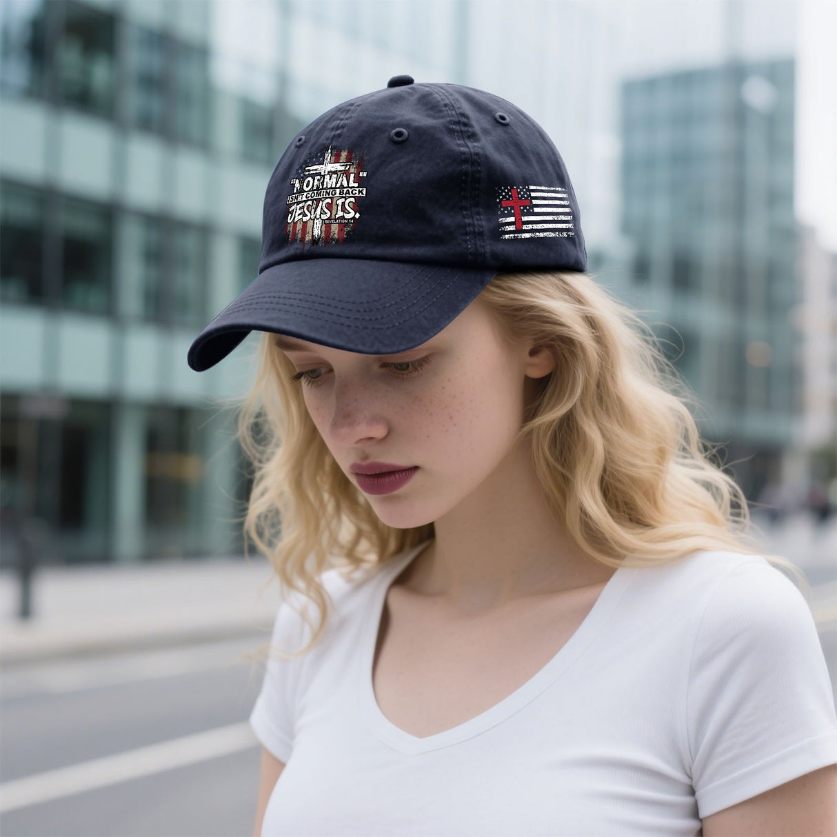 "Normal" Isn't Coming Back Jesus Is Christian Hat
