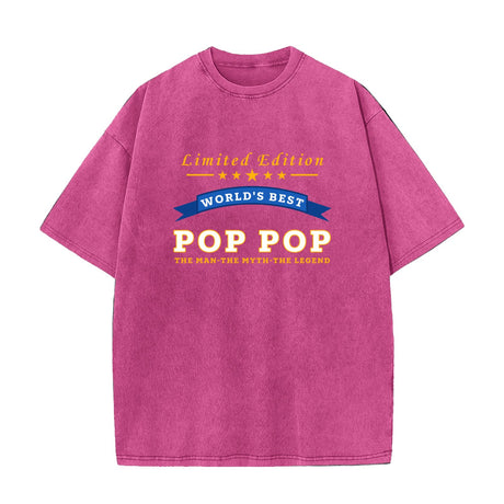 World's Best Pop Pop Limited Edition Grandpa Gift T-Shirt