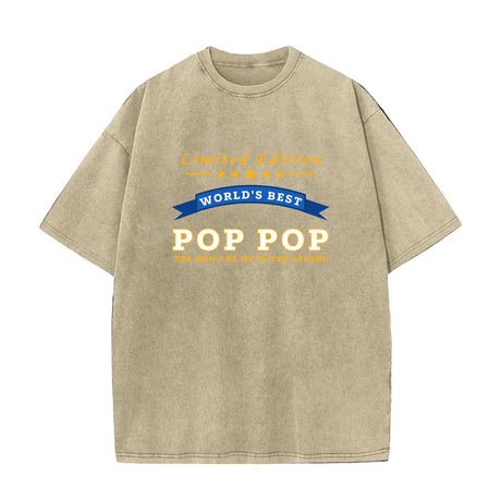 World's Best Pop Pop Limited Edition Grandpa Gift T-Shirt