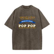 World's Best Pop Pop Limited Edition Grandpa Gift T-Shirt