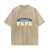 World's Best Papa Limited Edition Grandpa Gift T-Shirt