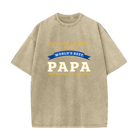 World's Best Papa Limited Edition Grandpa Gift T-Shirt