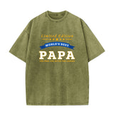 World's Best Papa Limited Edition Grandpa Gift T-Shirt
