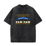 World's Best Paw Paw Limited Edition Grandpa Gift T-Shirt