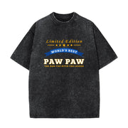 World's Best Paw Paw Limited Edition Grandpa Gift T-Shirt