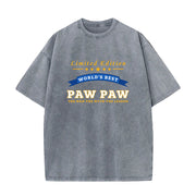 World's Best Paw Paw Limited Edition Grandpa Gift T-Shirt