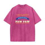 World's Best Paw Paw Limited Edition Grandpa Gift T-Shirt