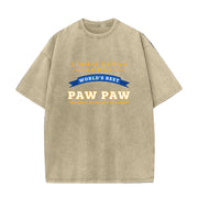 World's Best Paw Paw Limited Edition Grandpa Gift T-Shirt
