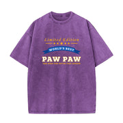 World's Best Paw Paw Limited Edition Grandpa Gift T-Shirt