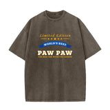 World's Best Paw Paw Limited Edition Grandpa Gift T-Shirt