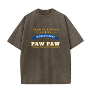 World's Best Paw Paw Limited Edition Grandpa Gift T-Shirt