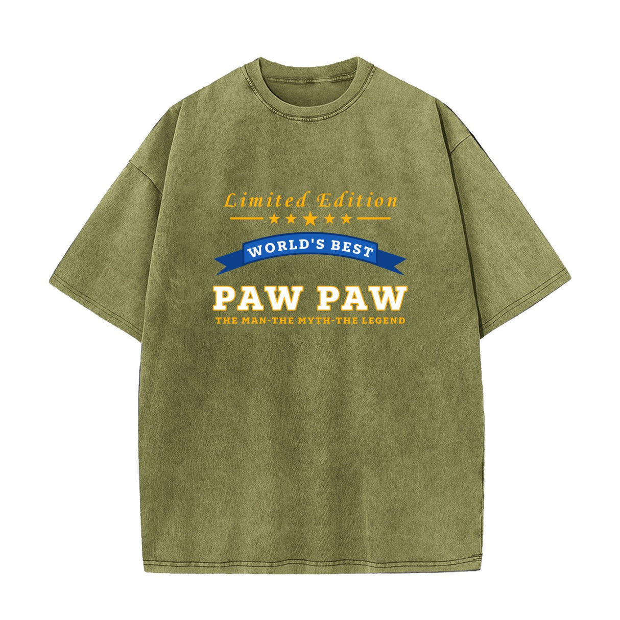 World's Best Paw Paw Limited Edition Grandpa Gift T-Shirt
