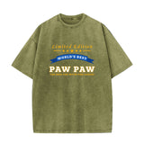 World's Best Paw Paw Limited Edition Grandpa Gift T-Shirt
