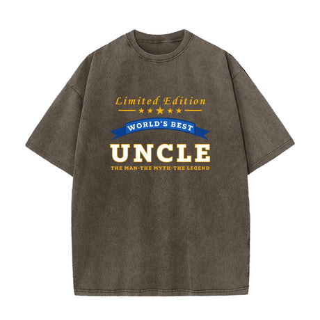 World's Best Uncle Limited Edition Gift T-Shirt