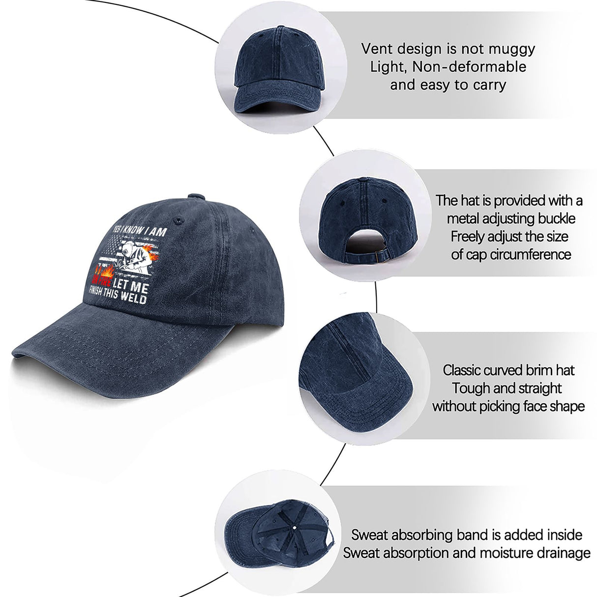 Yes I Know I Am On Fire Let Me Finish This Weld Hat