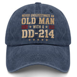 Never Underestimate an Old Man With a DD-214 Hat