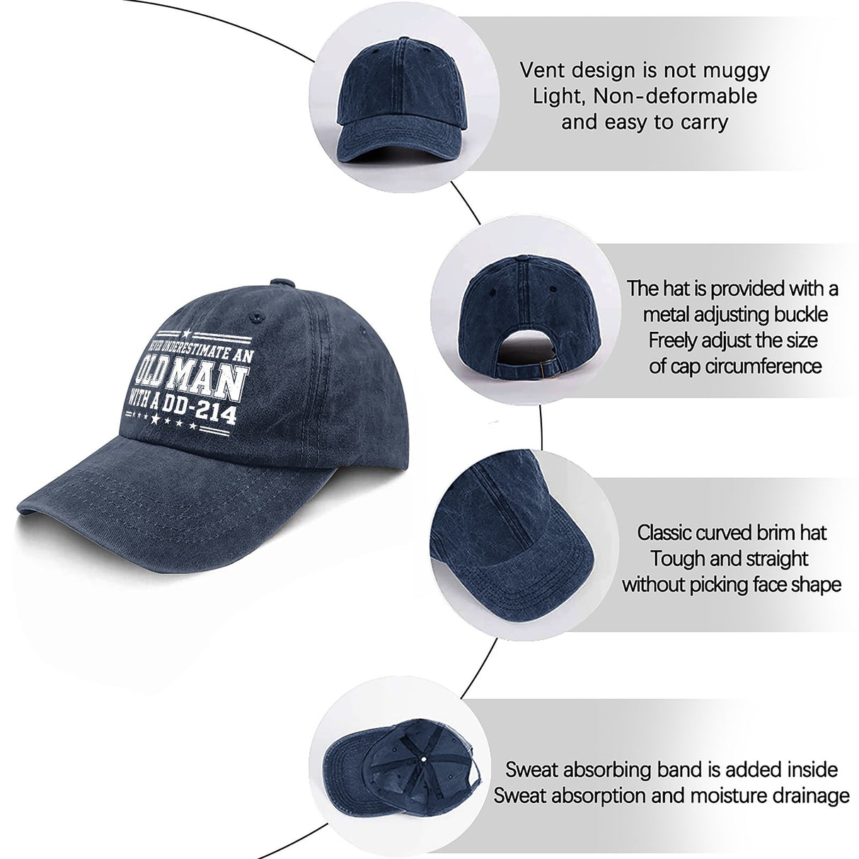 Never Underestimate an Old Man With a DD-214 Hat