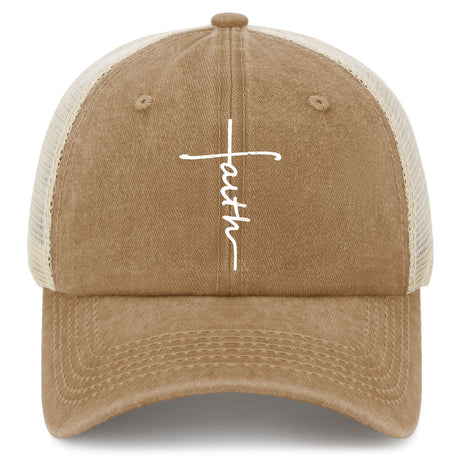 Faith Cross Trucker Hat