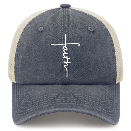 Faith Cross Trucker Hat