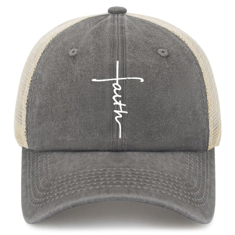 Faith Cross Trucker Hat