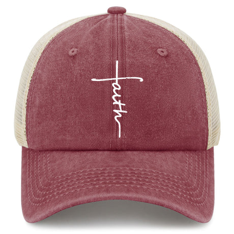 Faith Cross Trucker Hat