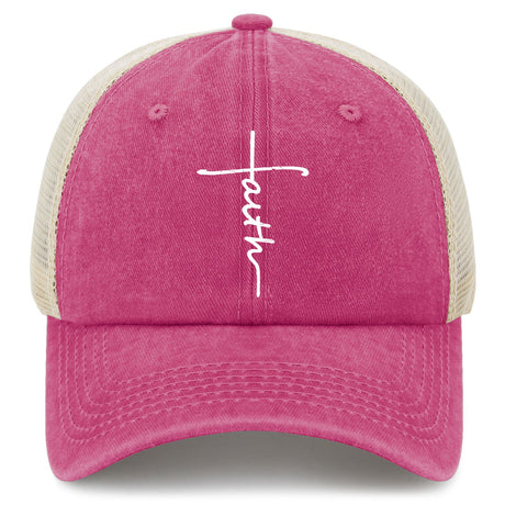 Faith Cross Trucker Hat