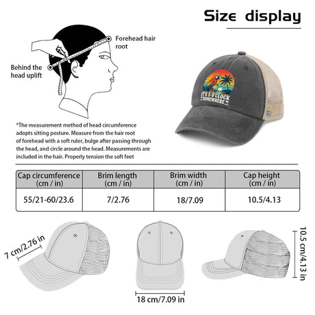 It's 5 O'Clock Somewhere Trucker Hat