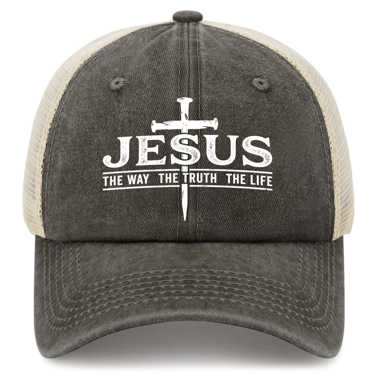 Jesus The Way The Truth The Life Trucker Hat