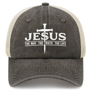 Jesus The Way The Truth The Life Trucker Hat