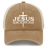 Jesus The Way The Truth The Life Trucker Hat