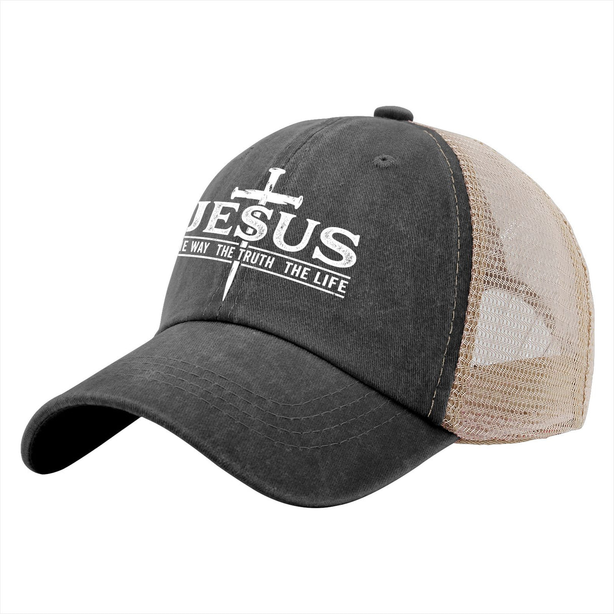 Jesus The Way The Truth The Life Trucker Hat