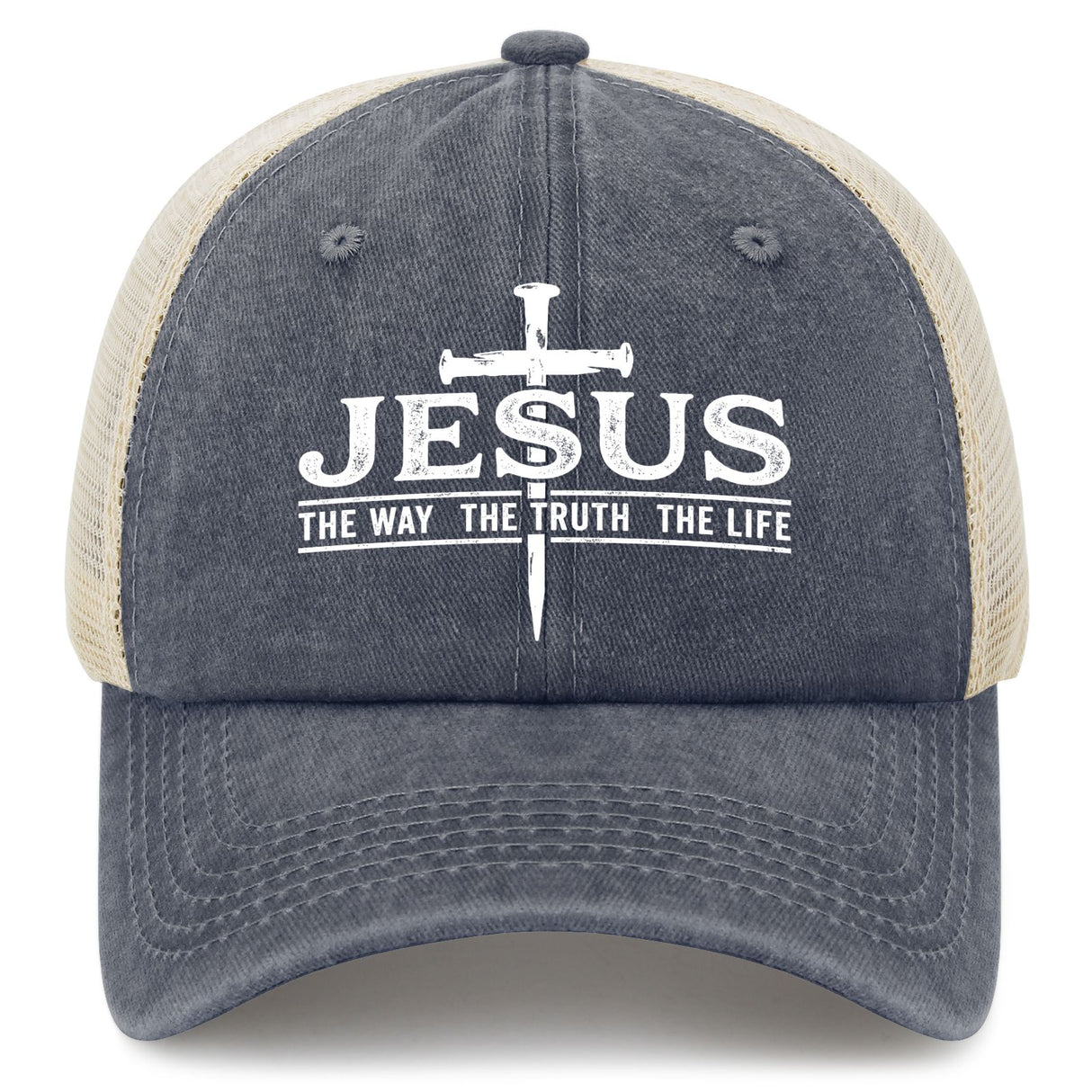 Jesus The Way The Truth The Life Trucker Hat