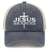 Jesus The Way The Truth The Life Trucker Hat