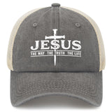 Jesus The Way The Truth The Life Trucker Hat