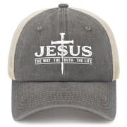 Jesus The Way The Truth The Life Trucker Hat