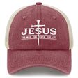 Jesus The Way The Truth The Life Trucker Hat