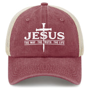 Jesus The Way The Truth The Life Trucker Hat