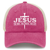 Jesus The Way The Truth The Life Trucker Hat