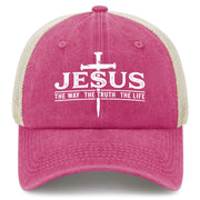Jesus The Way The Truth The Life Trucker Hat