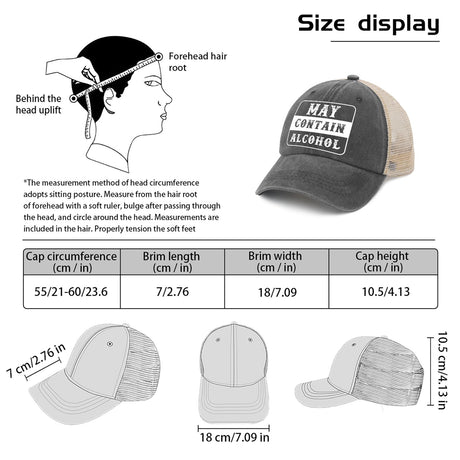 May Contain Alcohol Trucker Hat