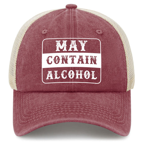 May Contain Alcohol Trucker Hat
