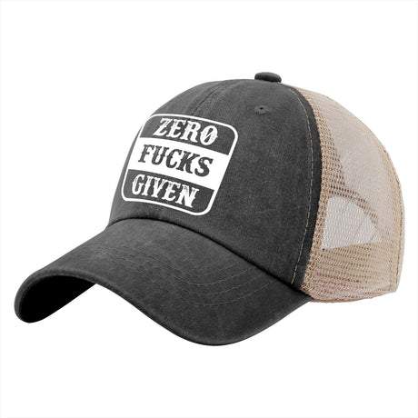 Zero Fucks Given Trucker Hat