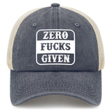 Zero Fucks Given Trucker Hat