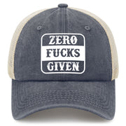 Zero Fucks Given Trucker Hat