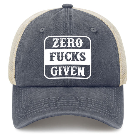 Zero Fucks Given Trucker Hat