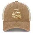 Never Underestimate An Old Man With A Chainsaw Trucker Hat