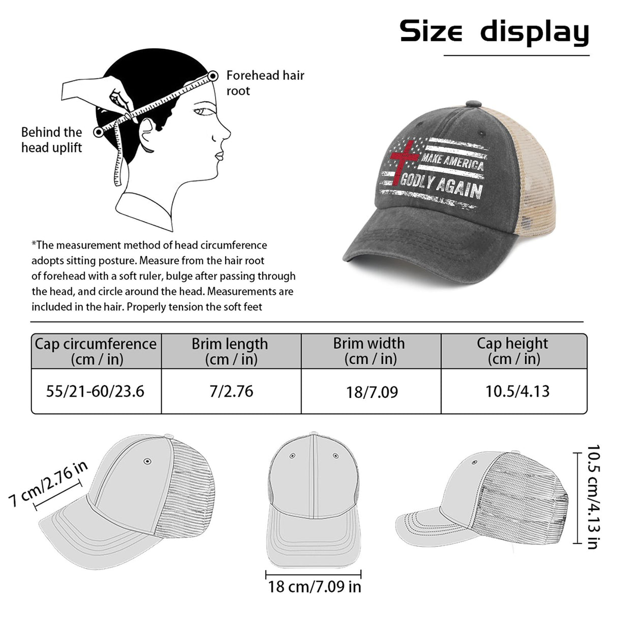 Make America Godly Again Hat