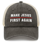 Make Jesus First Again Trucker Hat