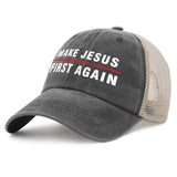 Make Jesus First Again Trucker Hat